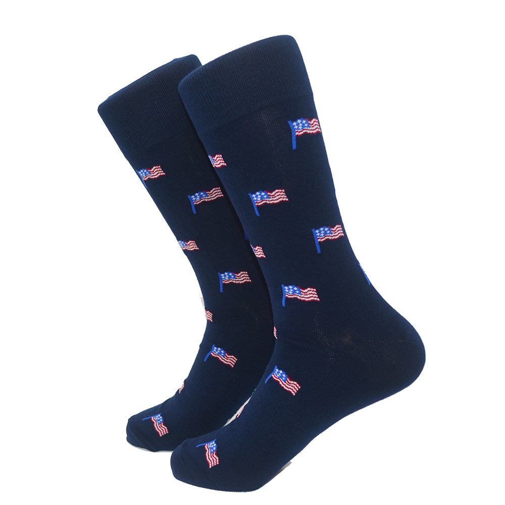 American Flag Socks - Men's Mid Calf - SummerTies
