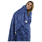 Anchor Dream Fleece Blanket - Blue on Navy - SummerTies