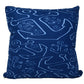 Anchor Dream Navy Pillow 16" x 16" - Faux Suede - SummerTies