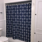 Anchor Toss Shower Curtain - Navy - SummerTies