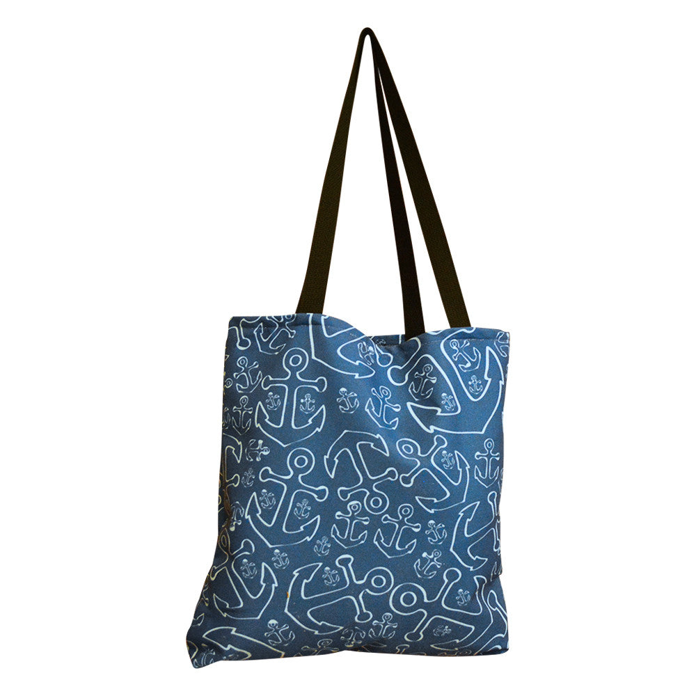 Anchor Dream Tote Bag - Navy - SummerTies