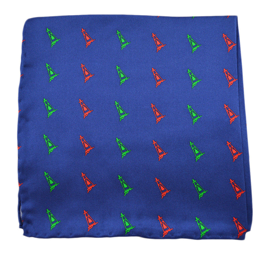 Buoy Pocket Square - Port & Starboard - SummerTies