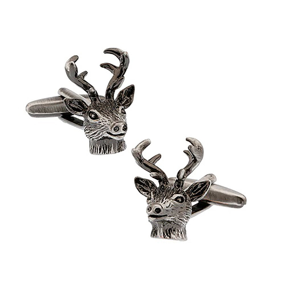 Deer Cufflinks - Buck Head, 3D - SummerTies