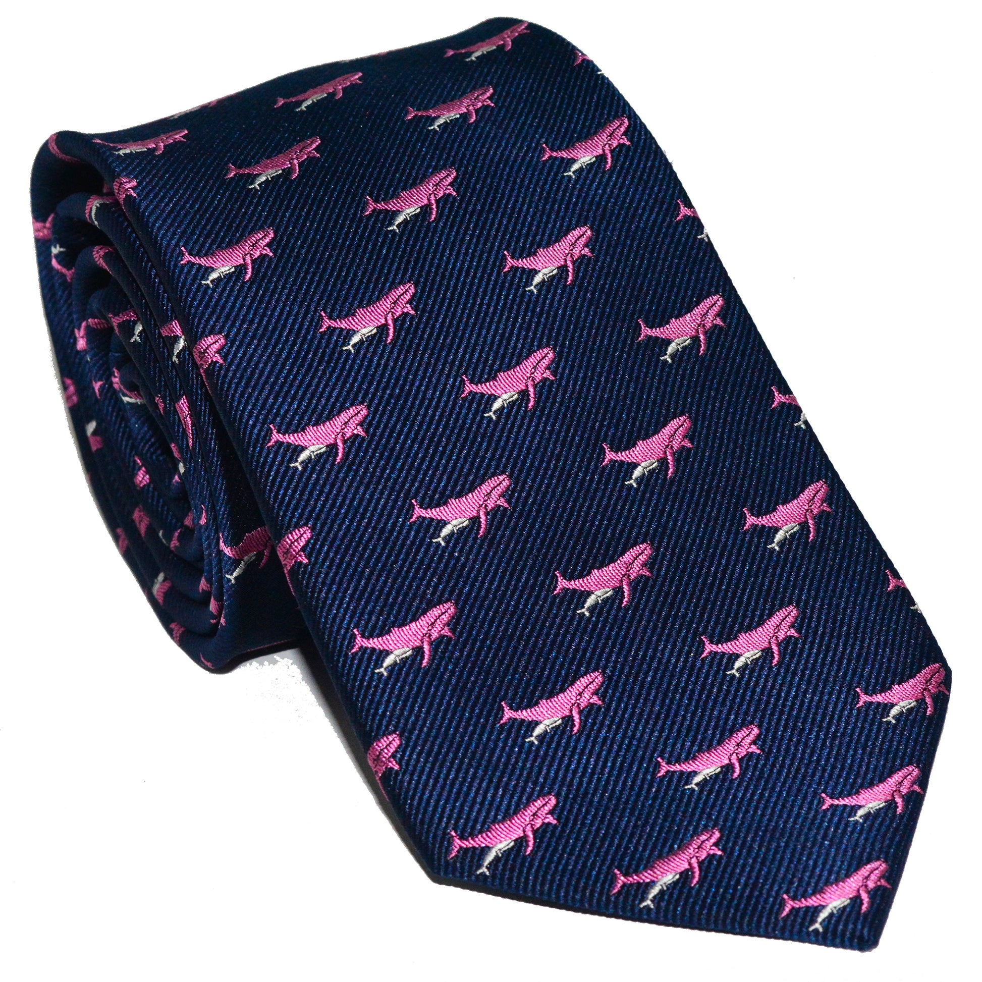 Humpback Whale Necktie - Woven Silk - SummerTies