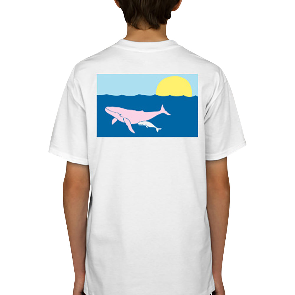 Humpback Whale T-Shirt - Short Sleeve, Kids - SummerTies