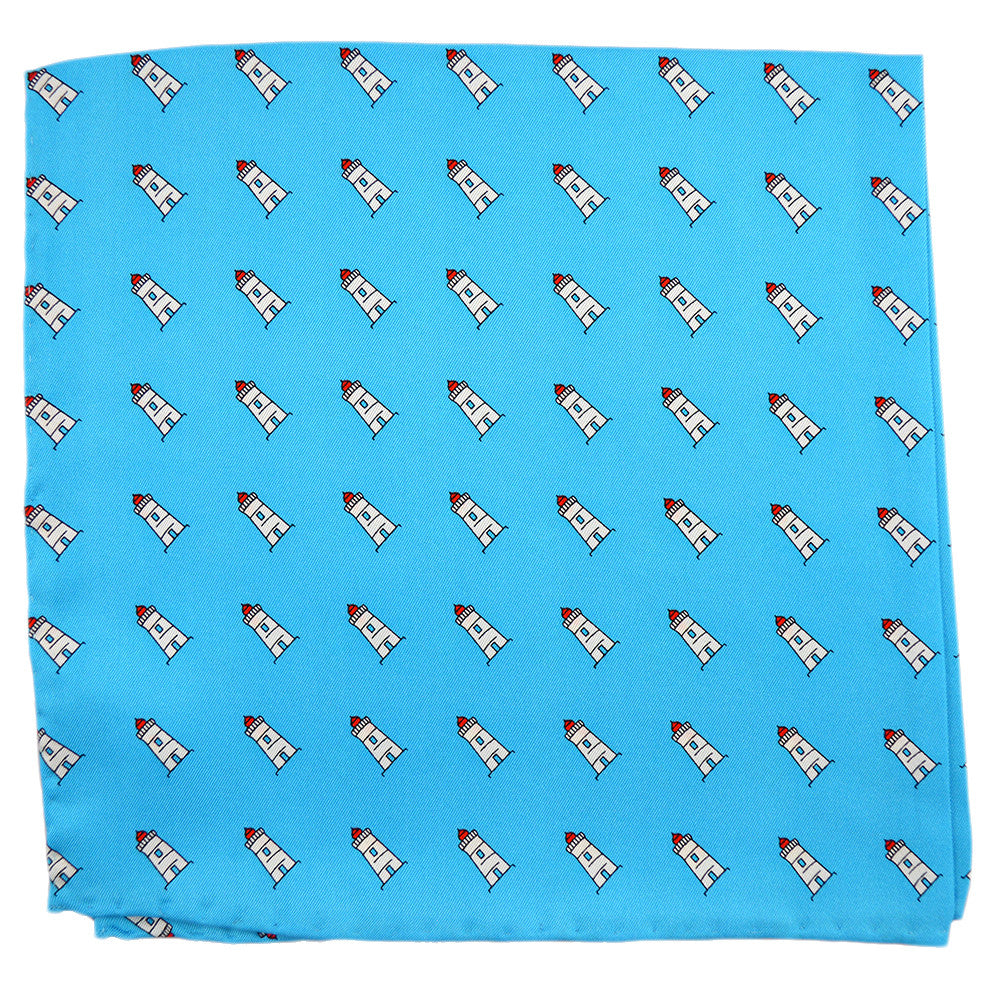 Lighthouse Pocket Square - SummerTies