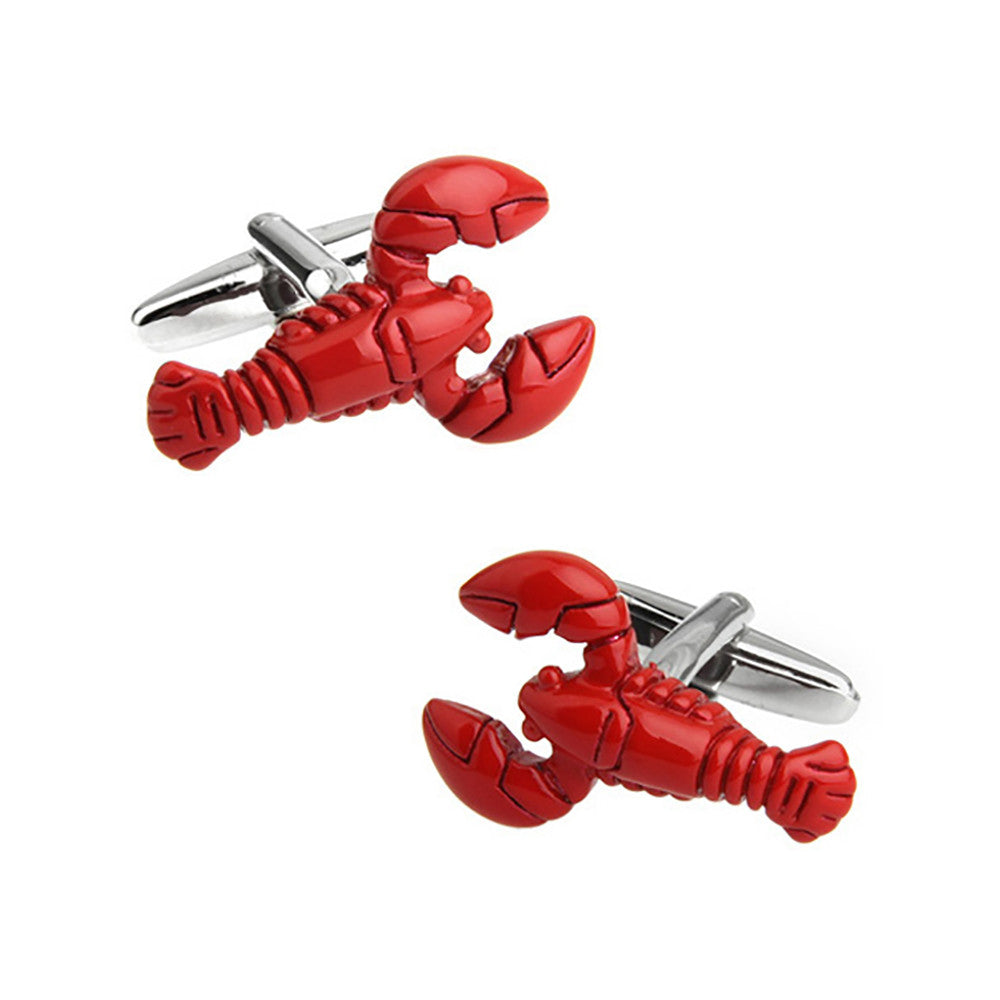 Lobster Cufflinks - 3D - SummerTies