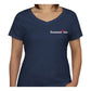 Newport Bridge 4th of July T-Shirt - Ladies V-Neck Short Sleeve - SummerTies