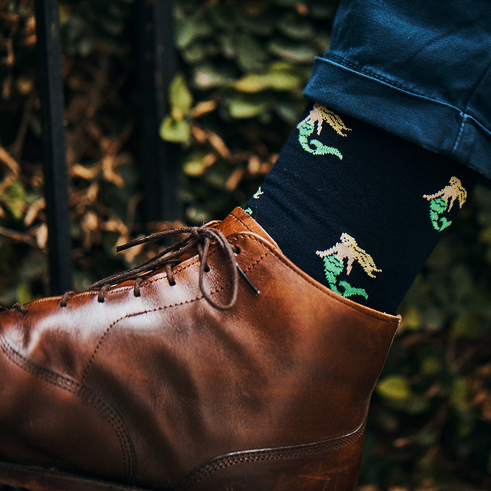 Mermaid Socks - Men's Mid Calf - SummerTies