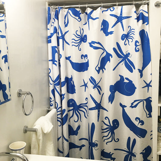 Multi Creature Shower Curtain - SummerTies