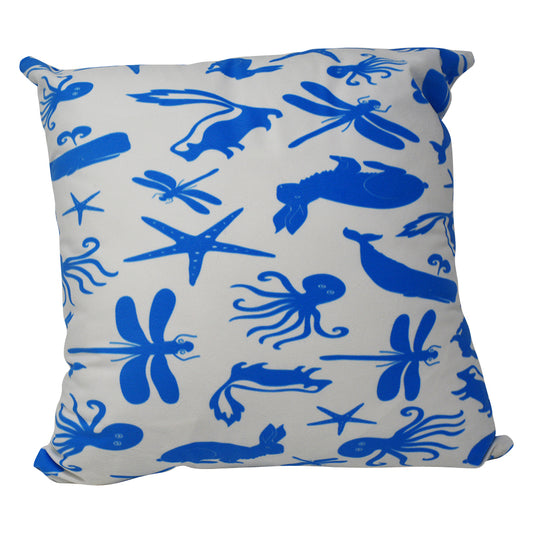 Multi Creature Pillow 16" x 16" - Faux Suede - SummerTies