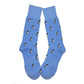 Penguin Socks - Blue - Men's Mid Calf - SummerTies