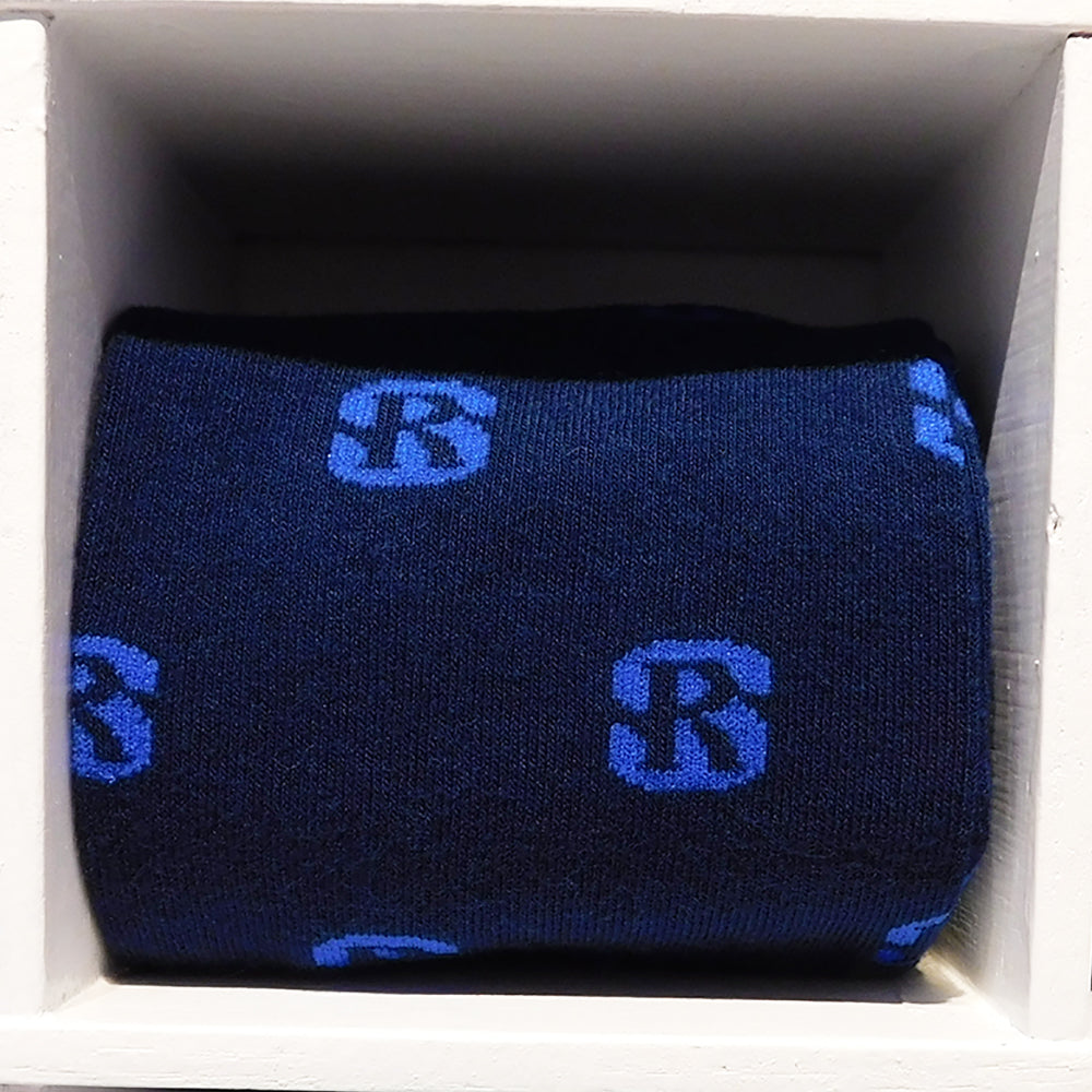 Salve Regina University Socks - SR Logo - Men's Mid Calf - SummerTies