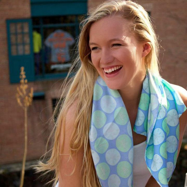 Sand Dollar Square Scarf - SummerTies