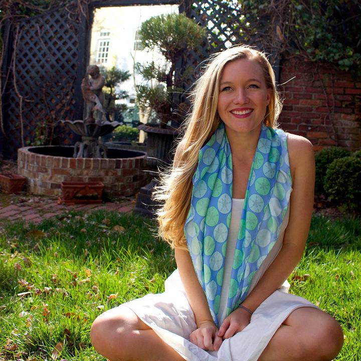 Sand Dollar Square Scarf - SummerTies