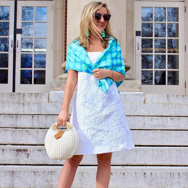 Sand Dollar Square Scarf - SummerTies