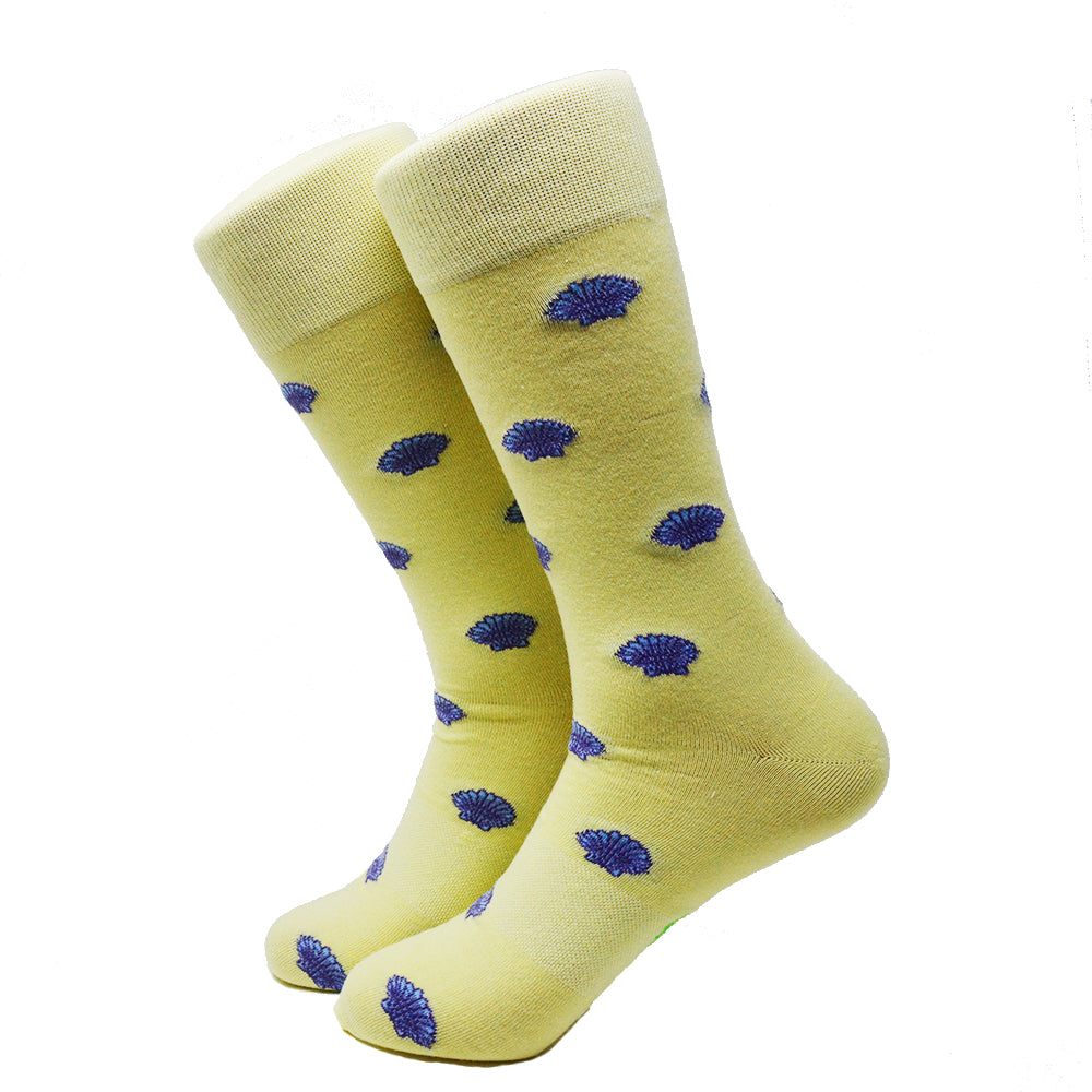 Sea Shell Socks - Men's Mid Calf - SummerTies