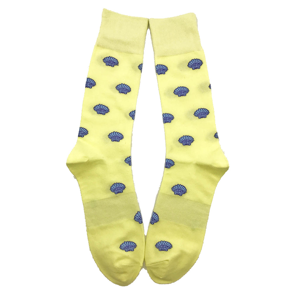 Sea Shell Socks - Men's Mid Calf - SummerTies