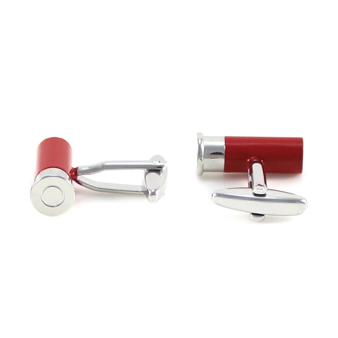 Shutgun Shell Cufflinks - 3D, Red - SummerTies