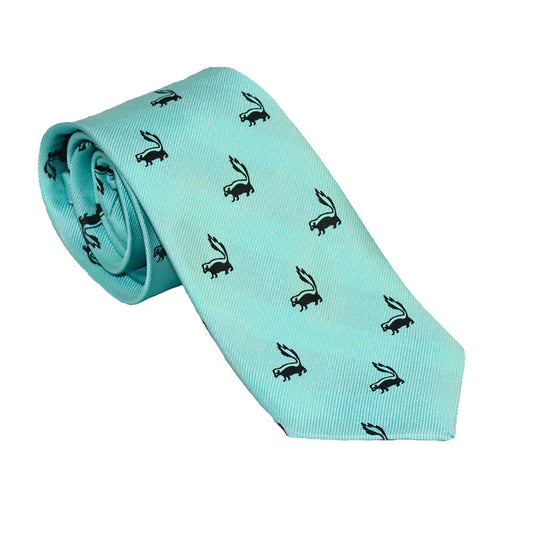 Skunk Necktie - Sea Green, Woven Silk - SummerTies