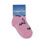 Skunk Socks - Toddler Crew Sock - Black on Pink - 5 Pairs - SummerTies