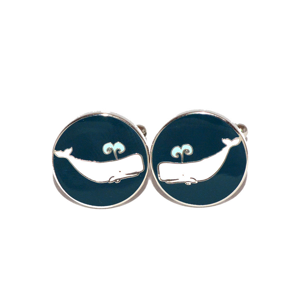 Sperm Whale Cufflinks - SummerTies