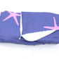 Starfish Fleece Blanket - Pink on Navy - SummerTies