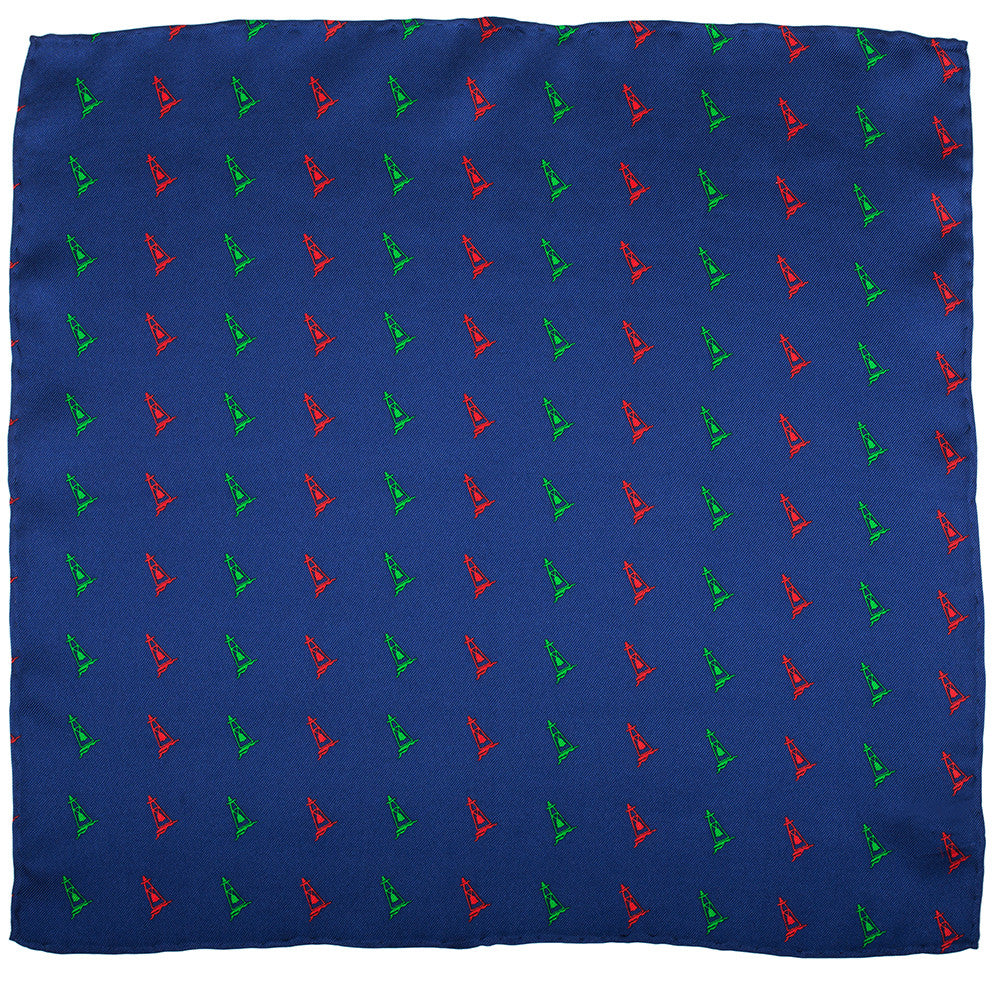 Buoy Pocket Square - Port & Starboard - SummerTies