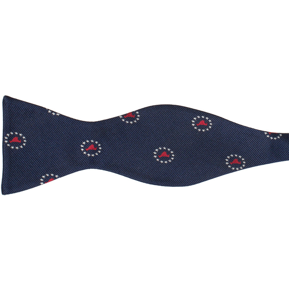 Martha's Vineyard 4th of July Bow Tie - Woven Silk - SummerTies