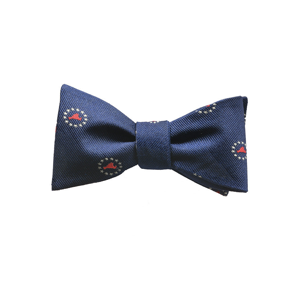 Martha's Vineyard 4th of July Bow Tie - Woven Silk - SummerTies