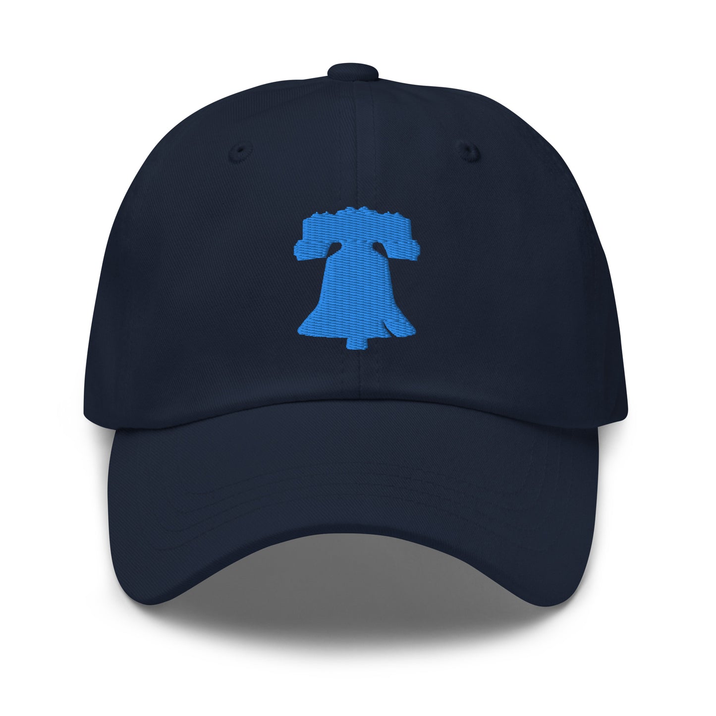 Philadelphia Liberty Bell Dad Hat - Blue on Navy