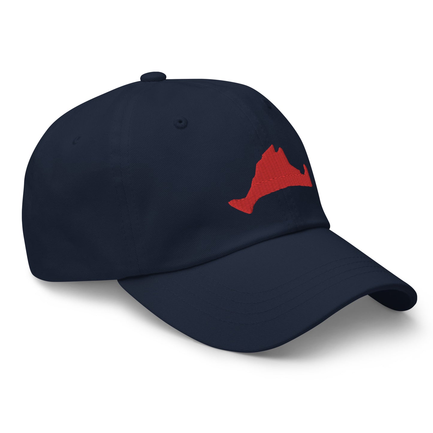 Martha's Vineyard Dad Hat - Red on Navy