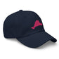 Martha's Vineyard Dad Hat - Pink on Navy