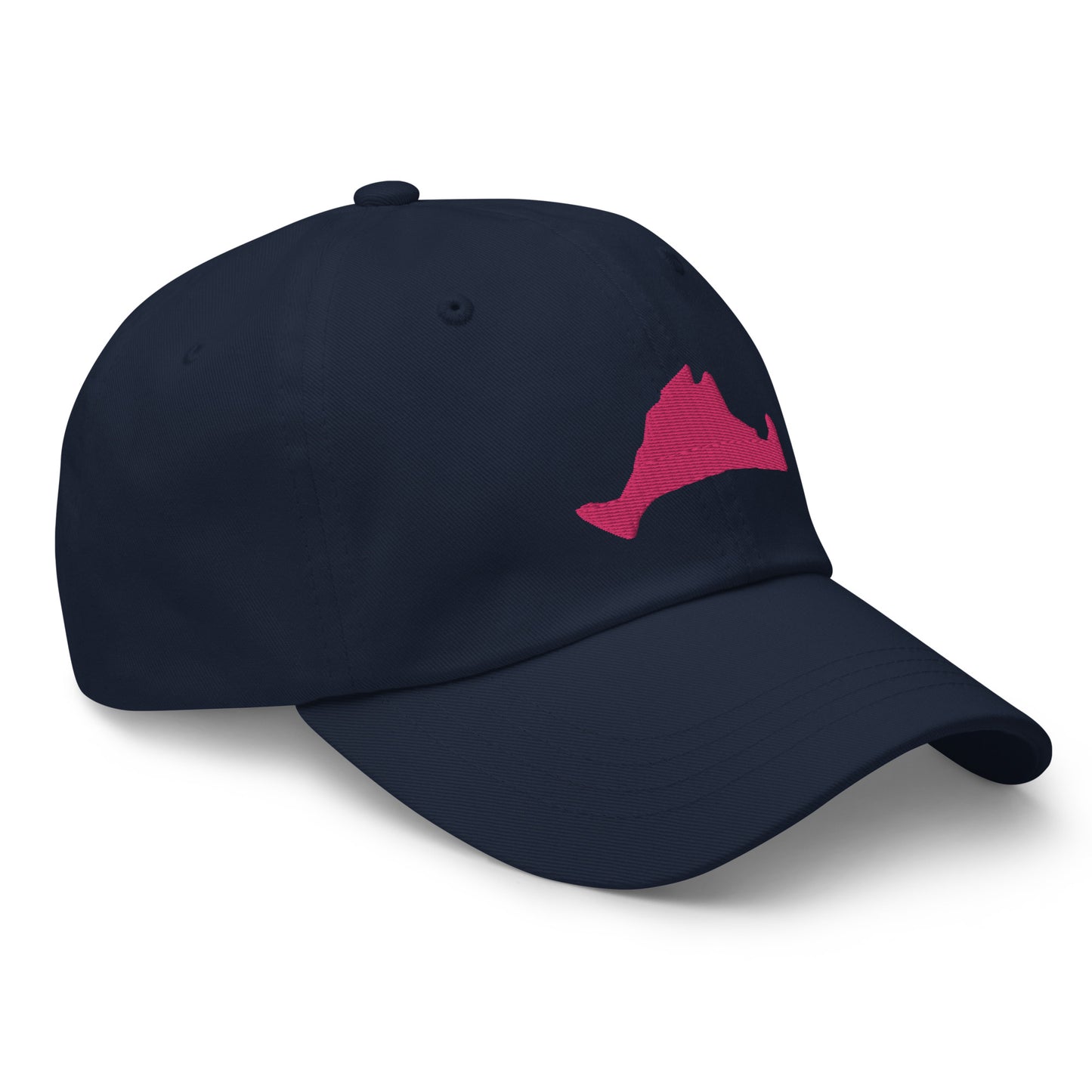 Martha's Vineyard Dad Hat - Pink on Navy