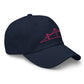 Newport Bridge Dad Hat - Pink on Navy