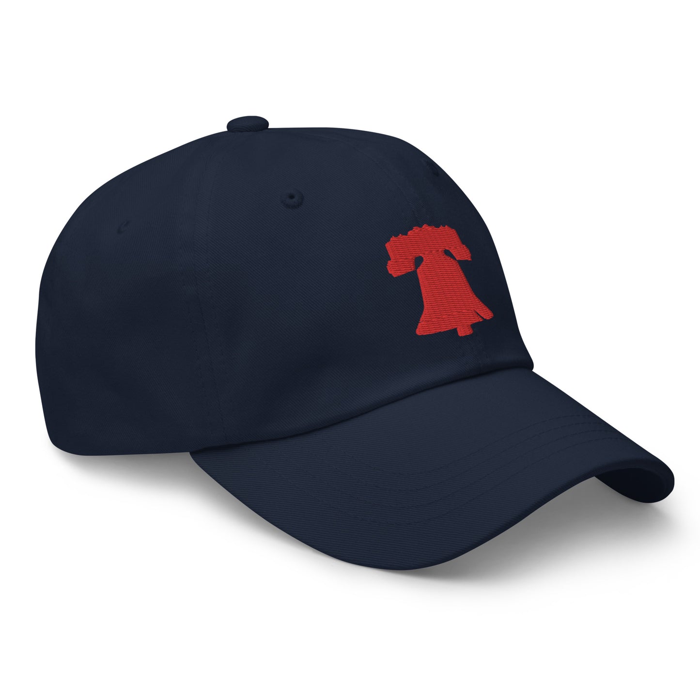 Philadelphia Liberty Bell Dad Hat - Red on Navy