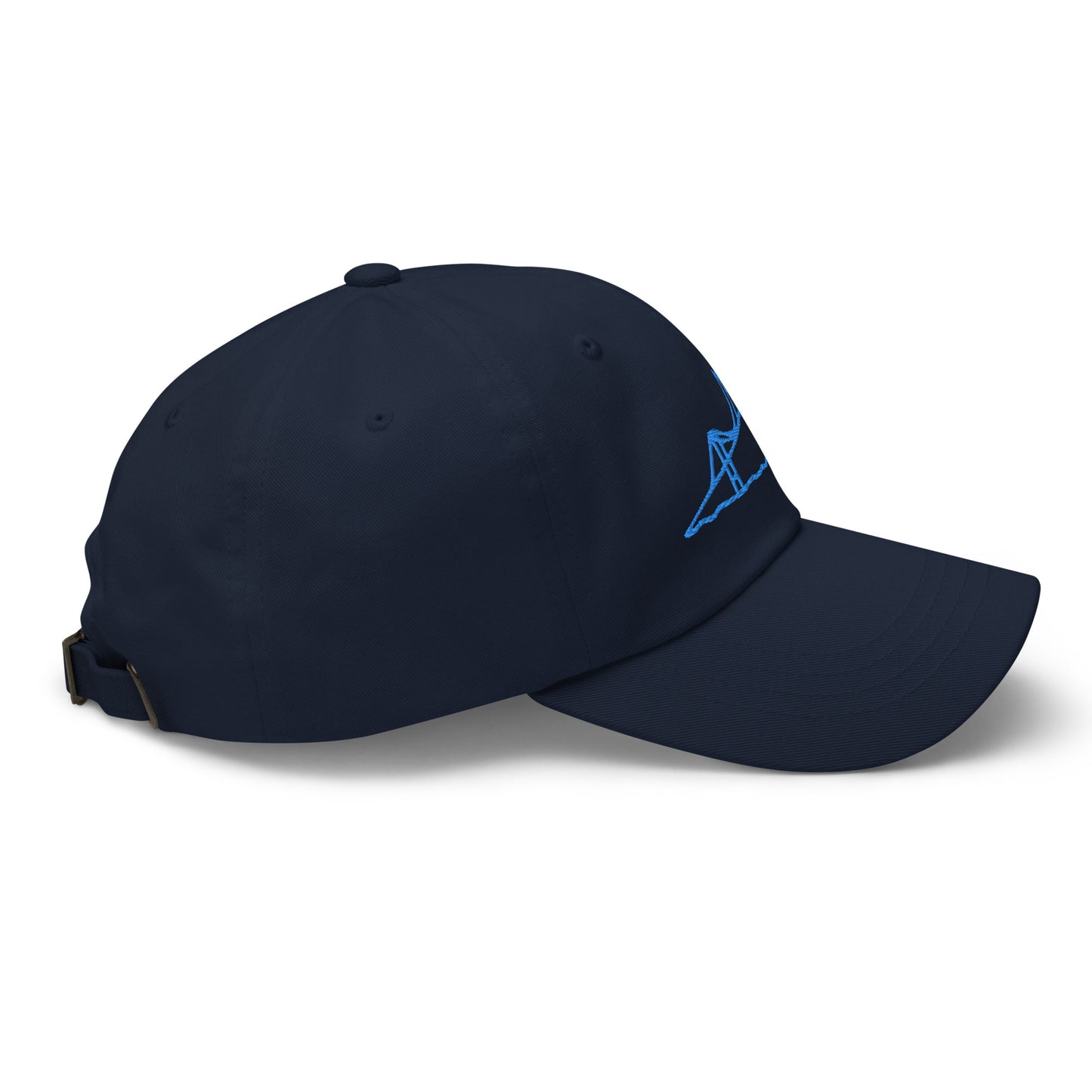 Newport Bridge Dad Hat - Blue on Navy