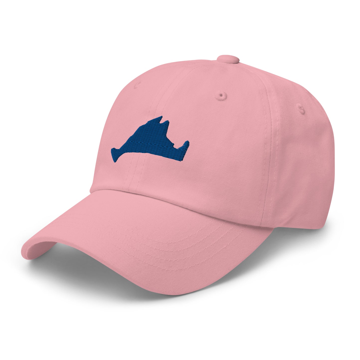 Martha's Vineyard Dad Hat - Royal Blue on Pink