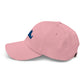 Martha's Vineyard Dad Hat - Royal Blue on Pink