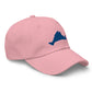Martha's Vineyard Dad Hat - Royal Blue on Pink