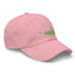 Nantucket Dad Hat - Green on Pink