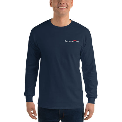 Nantucket 4th of July Long Sleeve T-Shirt - Navy - SummerTies