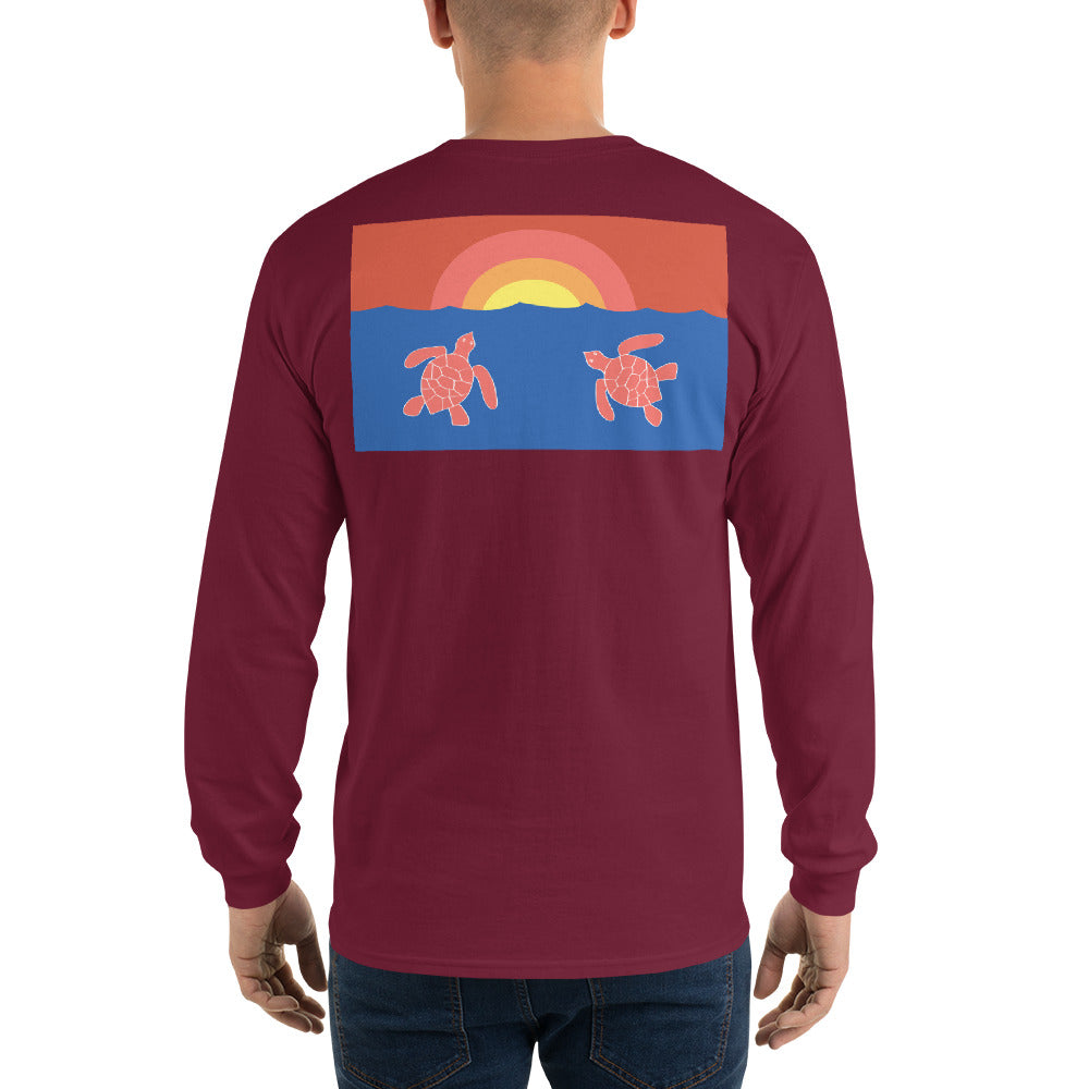 Turtle Long Sleeve T-Shirt - Multiple Colors - SummerTies