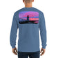 Brant Point Lighthouse Nantucket Sunset Long Sleeve T-Shirt - Multiple Colors - SummerTies