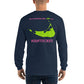 My Summers are Tied to Nantucket Pink and Green Long Sleeve T-Shirt - Multiple Colors - SummerTies