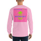 My Summers are Tied to Newport Pineapple Blue and Green with Pink Block Long Sleeve T-Shirt - Multiple Colors - SummerTies