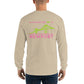 My Summers are Tied to Newport Bridge Pink and Green no Block Long Sleeve T-Shirt - Multiple Colors - SummerTies