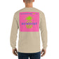 My Summers are Tied to Newport Pineapple Blue and Green with Pink Block Long Sleeve T-Shirt - Multiple Colors - SummerTies