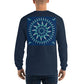 Mermaid Pinwheel Navy Long Sleeve T-Shirt - Multiple Colors - SummerTies