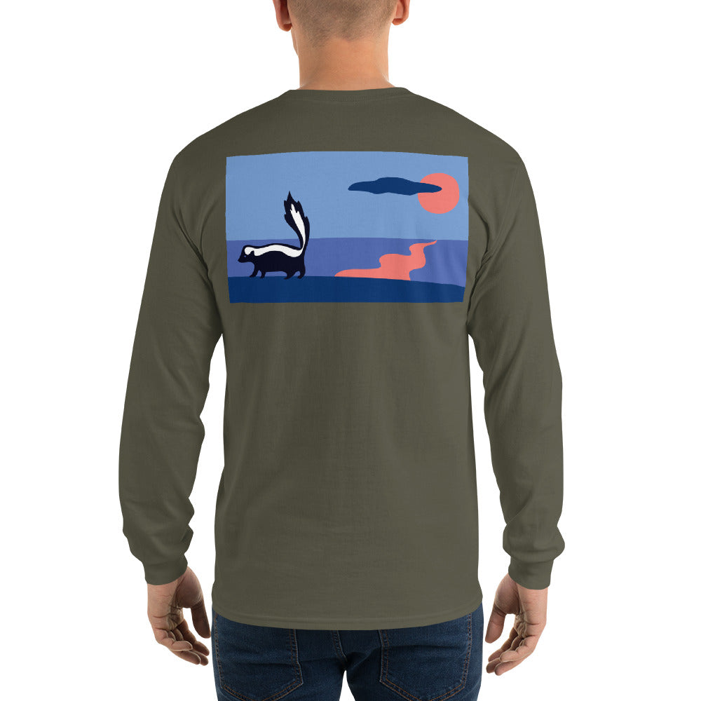 Skunk Long Sleeve T-Shirt - Multiple Colors - SummerTies